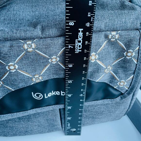 Lekebaby Breast Milk Cooler Bag Contoured Ice Pack Insulated BottleTote Bag Grey - Picture 11 of 12